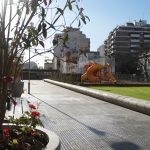 Una plaza porteña en un antiguo predio ferroviario
