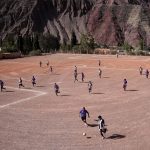 Así se juega al fútbol en Purmamarca